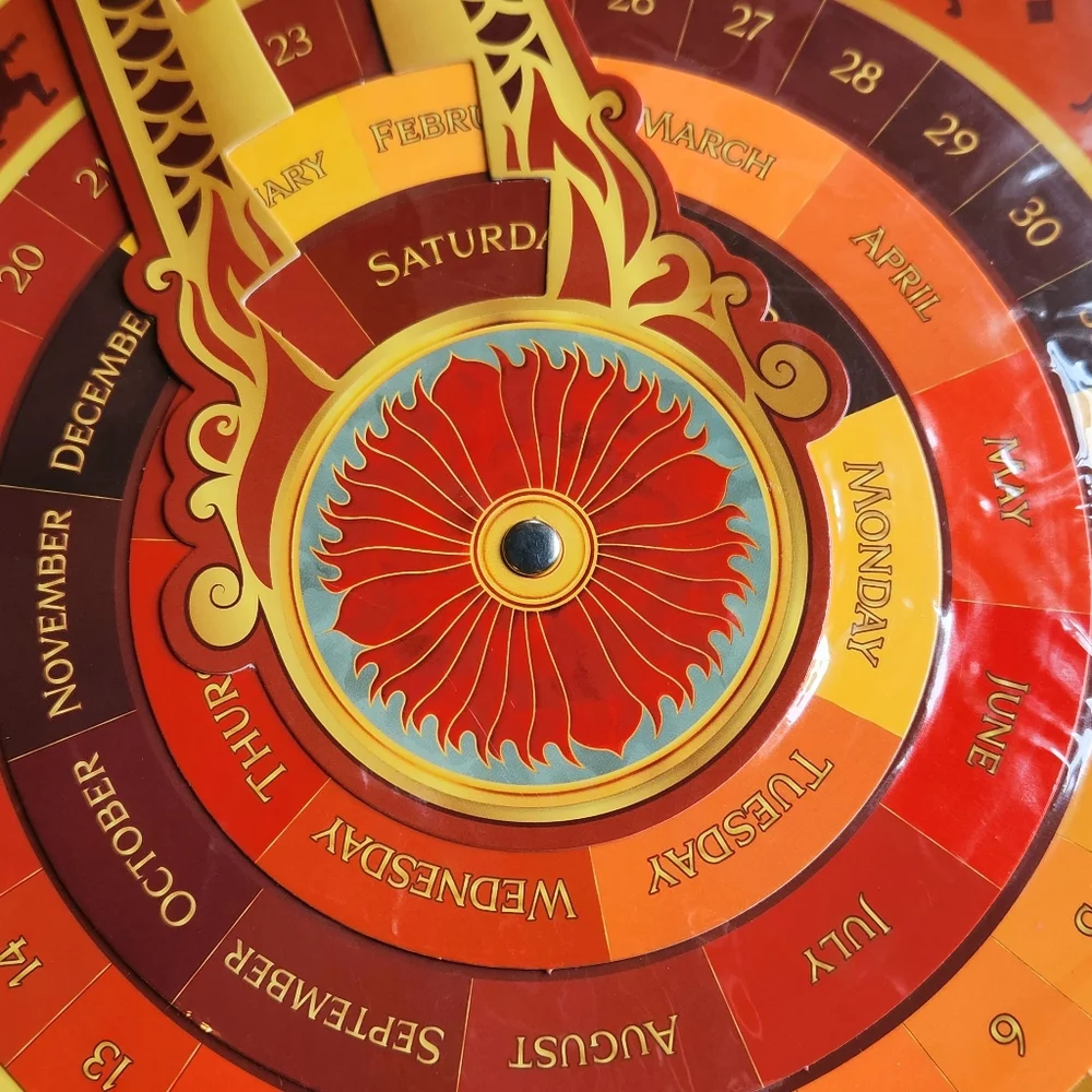 Avatar the Last Airbender Sun Warriors Summer Solstice Perpetual Calendar